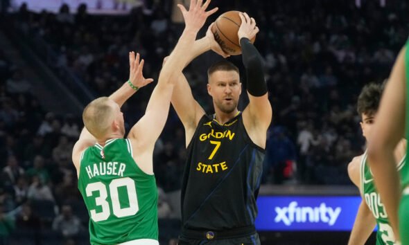 Kristaps Porziņģis Leads Warriors to 125-117 Win Over Wizards