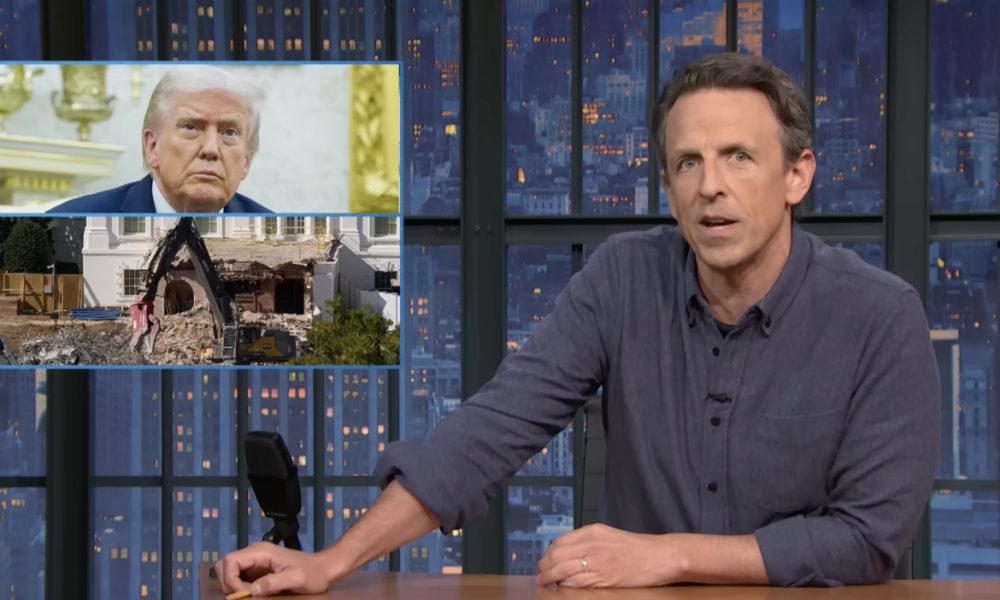 Seth Meyers Questions Trump White House Ballroom Move After Assassination Scare