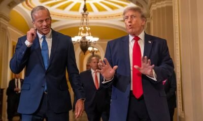 Trump Pressures Senate as John Thune Faces GOP Election Bill Fight